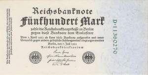 500 Mark 1922 ro.71c D